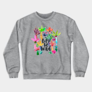 Wild Tropical Palms Garden Crewneck Sweatshirt